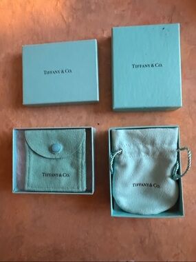 Tiffany & Co. Robin's Egg Blue Jewelry Boxes and Pouches